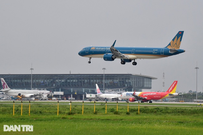 Cục Hàng không yêu cầu dừng loạt đường bay từ phía Nam tới Hà Nội từ 0h ngày 22/7 (Ảnh: Tiến Tuấn).